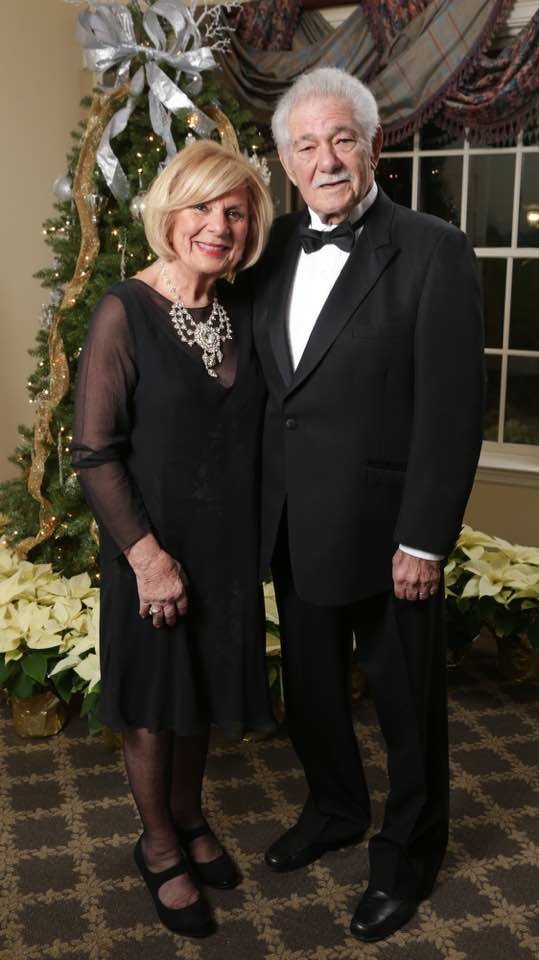Robert and Madeleine at a formal event