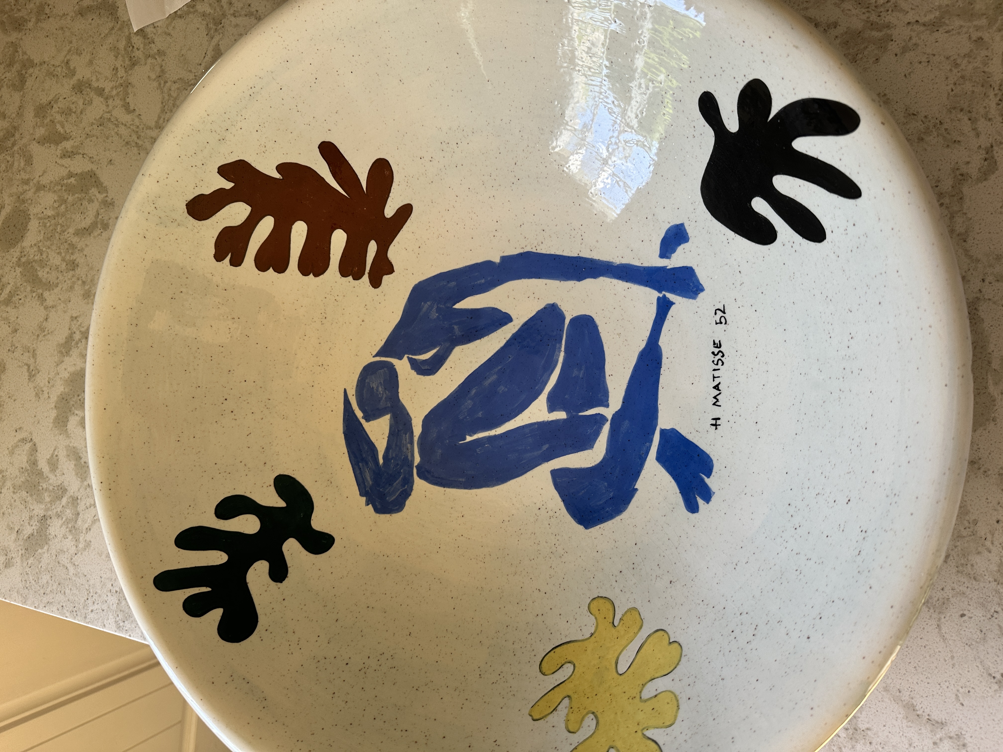 Romard — Bowl for Dave, interior — Blue Nude after Matisse