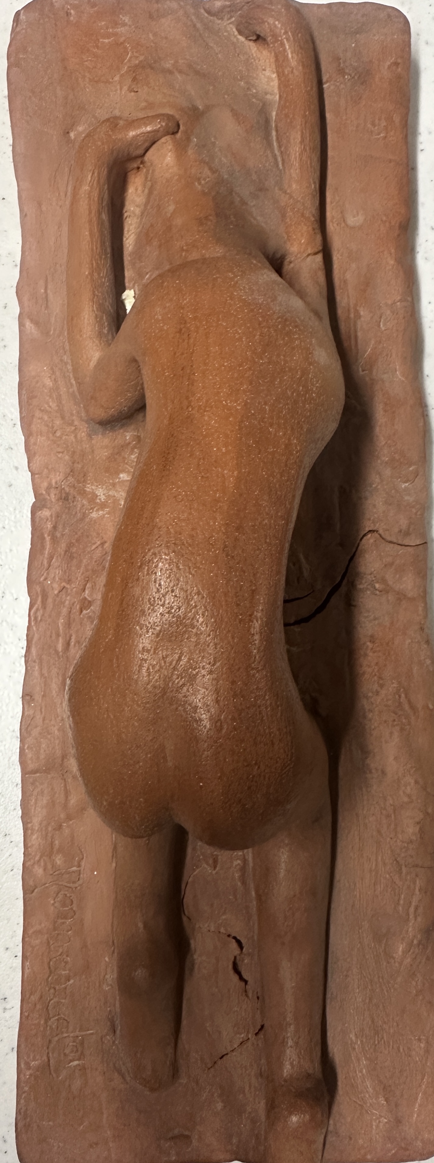 Romard — Nude Figure Relief, terracotta
