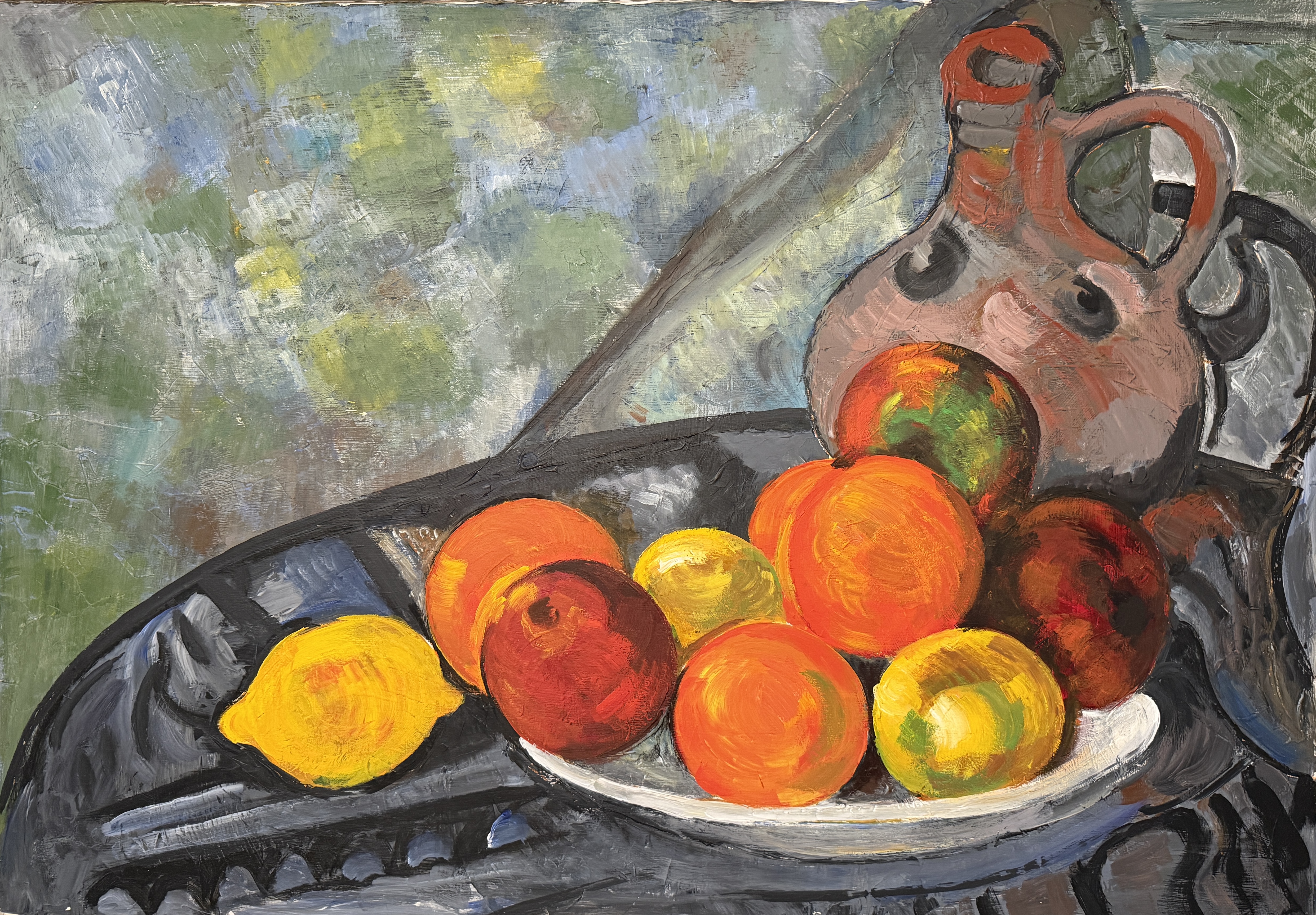Romard — Still Life with Fruit and Jug