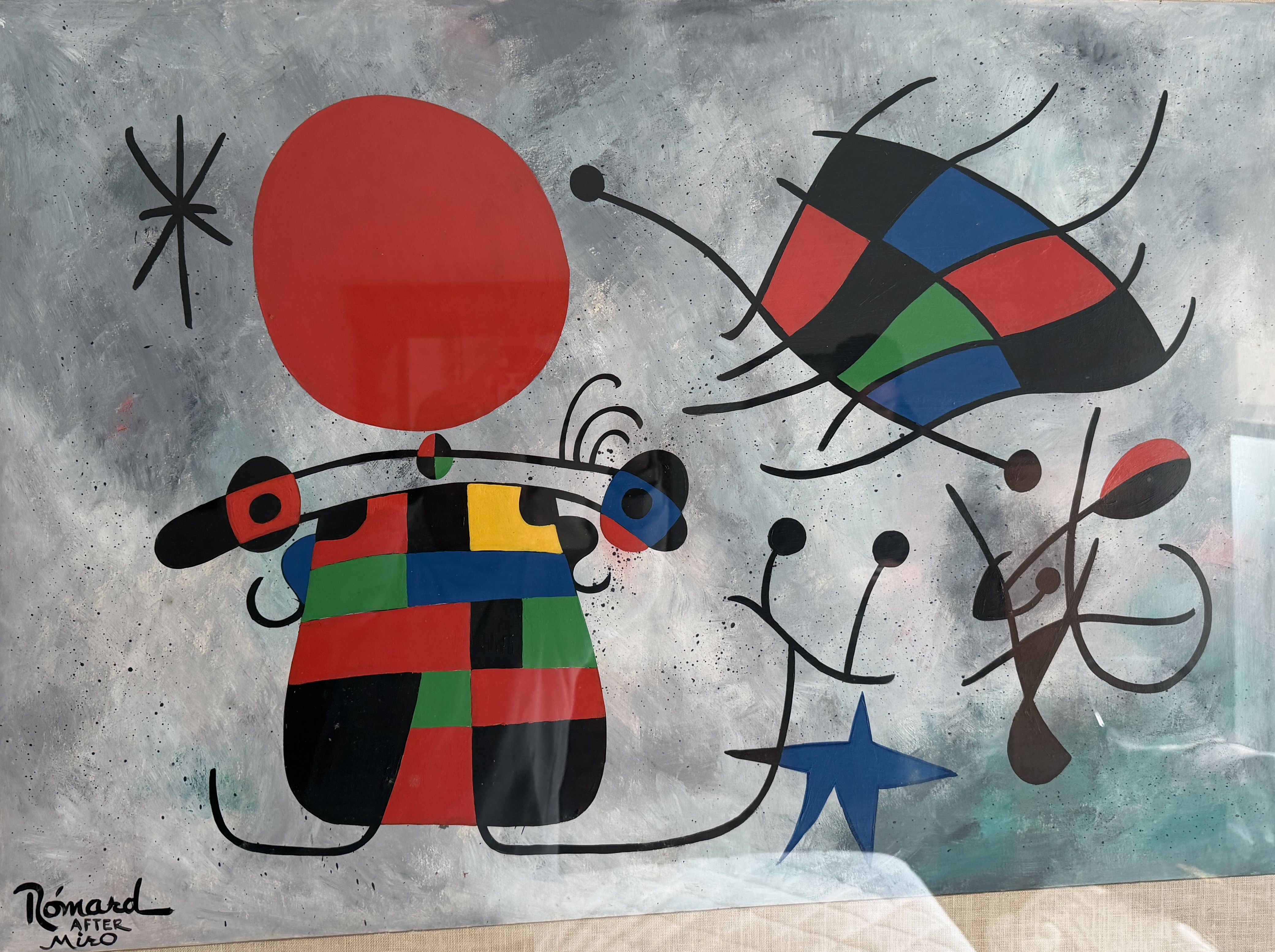Romard — Composition, After Miró