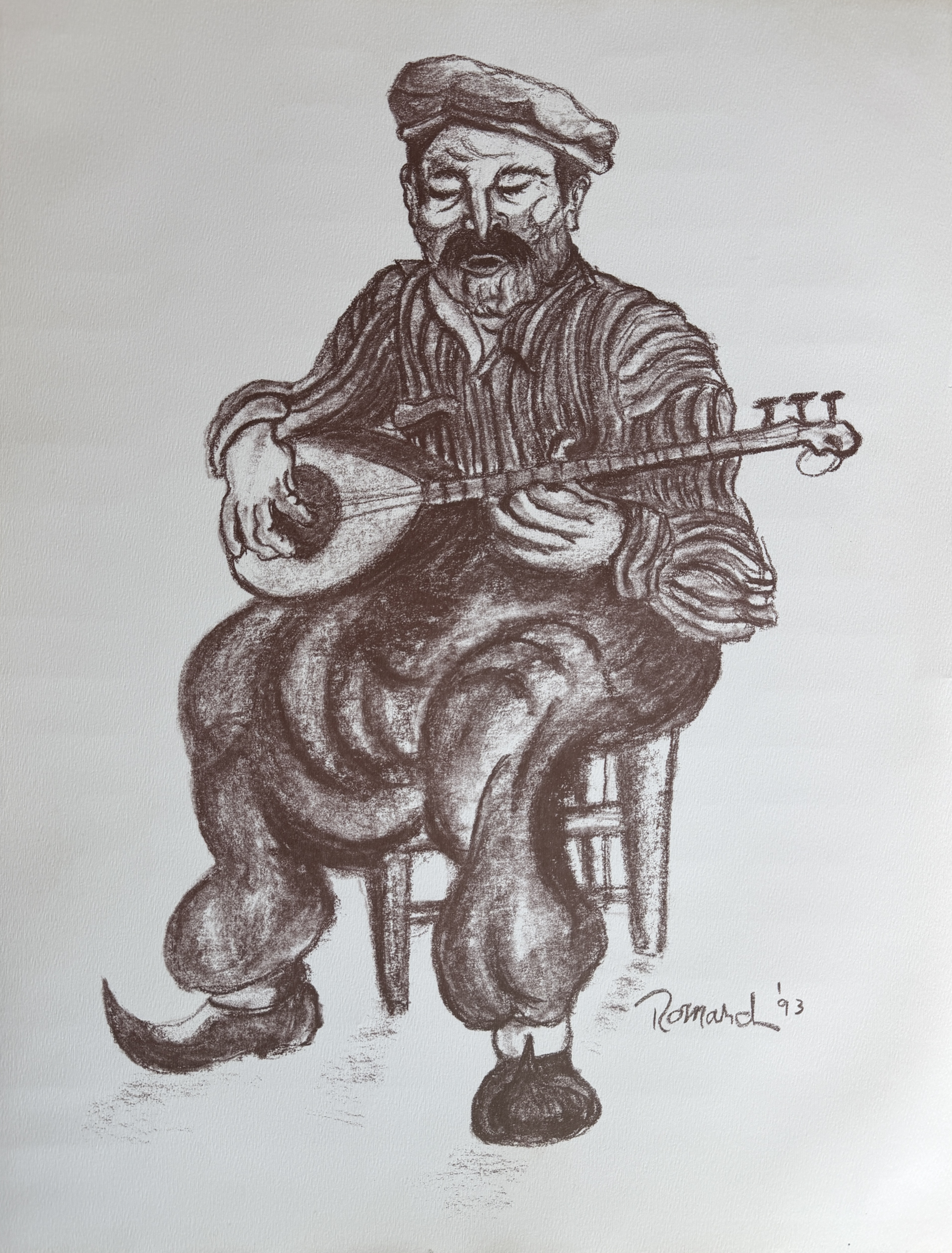 Romard — Musician with Saz, 1993