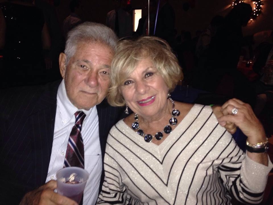 Robert and Madeleine at a dinner
