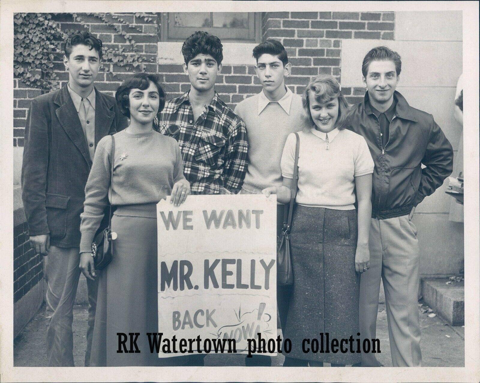 We Want Mr. Kelly Back — Watertown protest