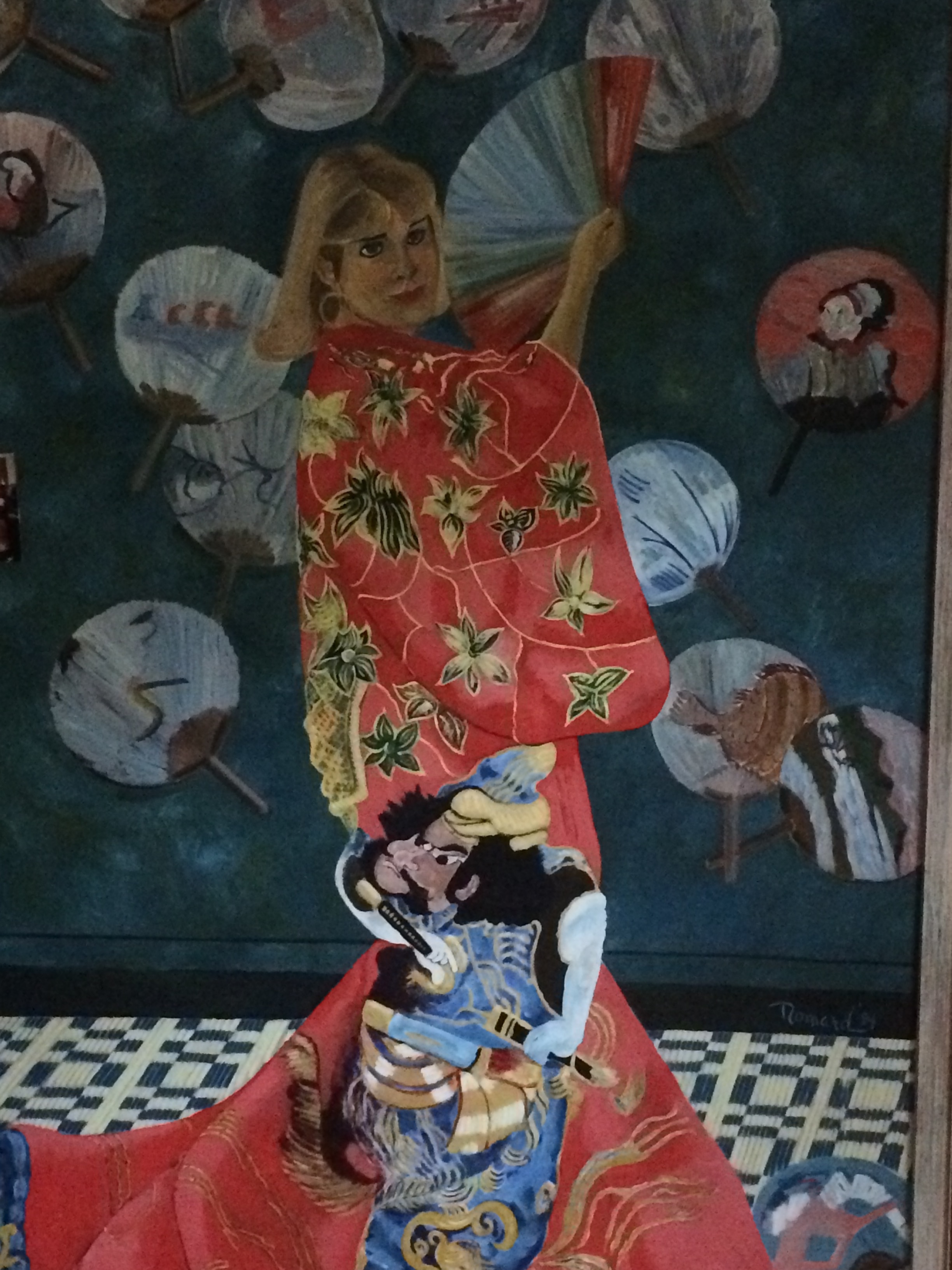 Romard — La Japonaise, After Monet