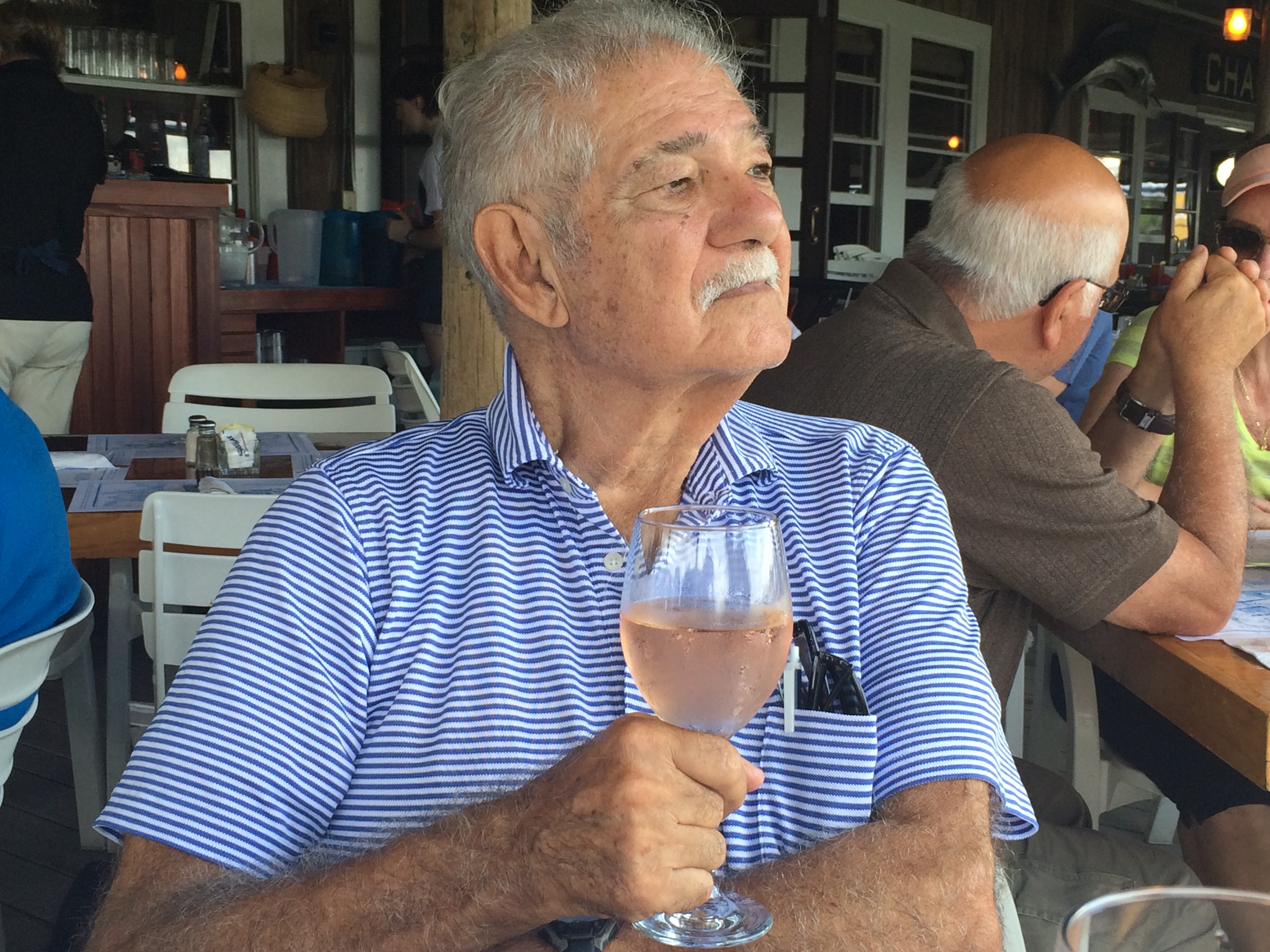 Robert Mardirosian at a restaurant