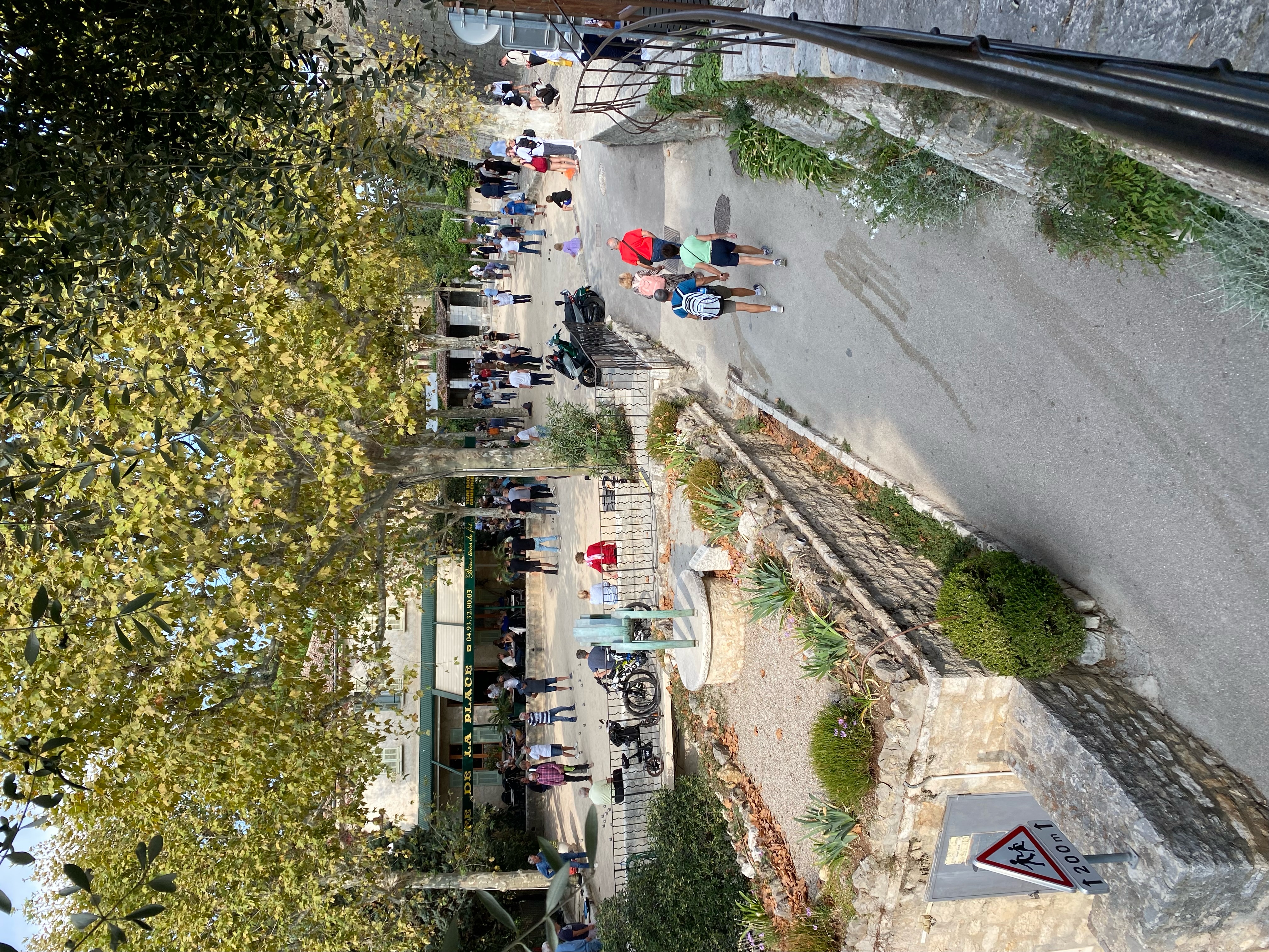 The petanque court, Saint-Paul-de-Vence