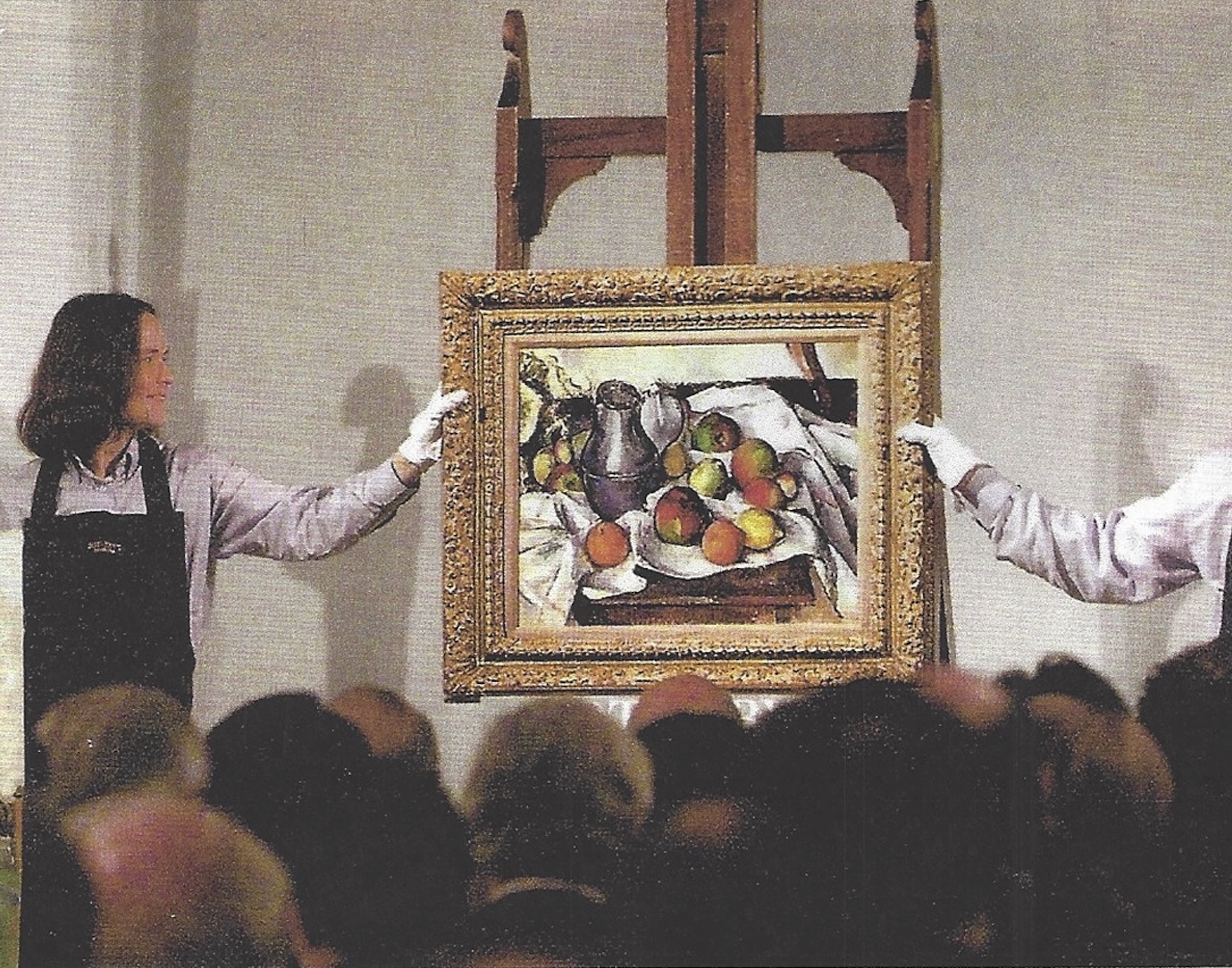 Sotheby's auction of the Cézanne, 1999